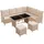 Juskys Manacor Lounge-Set creme/sand