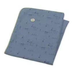 Sterntaler Musselin-Schmusedecke Emmis Garden himmel 120 x 120 cm, 120x120 cm
