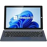 AWOW 10.1'' Tablet PC W-11 mit Gen12 N100, 12 GB LPDDR5, 256 GB eMMC, Touchscreen und Abnehmbarer Deutscher QWERTZ-Tastatur - 2-in-1 Mini Laptop(Kein Stift)