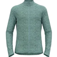 Odlo Herren Unterjacke Midlayer full zip FLI, arctic melange,