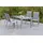 Merxx Amalfi di Lusso Gartenmöbel Set 150 x 90 x 0 cm diamantbraun 4 St.