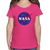 Shirtracer T-Shirt Nasa Meatball Logo Kinderkleidung und Co rosa 104 (3/4 Jahre)
