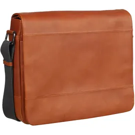 LEONHARD HEYDEN Hamburg Messenger Leder 32 cm Laptopfach braun