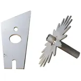 Ersatzteil | Rasenkantenboy Gegenmesser + Schneidrad Hardox 500 | Rasenkantenboy Rasenkantenschneider | Das Original von Einfach Genial