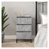 vidaXL Nachttisch Betongrau 40x35x70 cm Holzwerkstoff