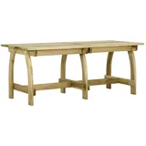 vidaXL Gartentisch 220x74x75 cm Kiefernholz