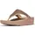 FitFlop Lulu Crinkled-Shimmer Beige 40