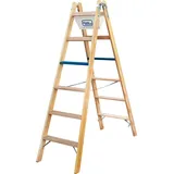 Iller-Leiter Holz Stufen Stehleiter ERGO Plus 2x10Stufen 2110-7