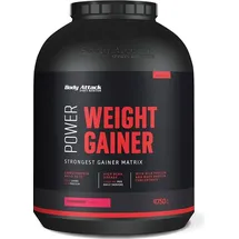 Body Attack Power Weight Gainer Erdbeere Pulver 4750 g