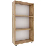 VCM Mid.you Regal Honigeiche, 2 Fächer, 56x108x20 cm, stehend, in verschiedenen Größen erhältlich, Holzdekoren erhältlich, Wohnzimmer, Regale, Bücherregale