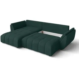 ax living Eckcouch mit Schlaffunktion 280 cm Grün