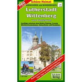 Barthel, A Radwander- und Wanderkarte Lutherstadt Wittenberg und Umgebung