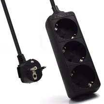 ewent Steckdosenleiste 1,5 m Schwarz 3 St.
