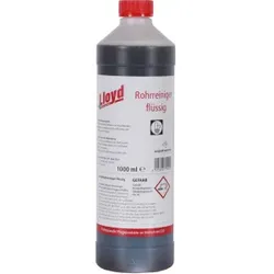 Lloyd Rohrreiniger, flüssig, Effizienter Abflussreiniger, 1 Karton = 12 Flaschen á 1000 ml