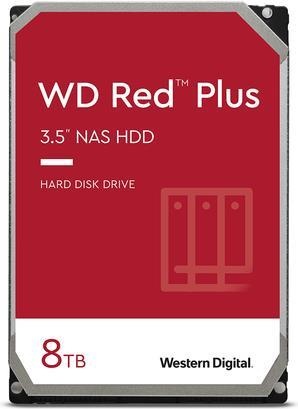WD Red Plus NAS Hard Drive WD80EFZZ - Festplatte - 8TB - intern - 3.5" (8,9 cm) - SATA 6Gb/s - 5640 U/min - Puffer: 128MB (WD80EFZZ)