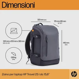 HP Travel 25 l bis 39,6 cm (15,6 Zoll)