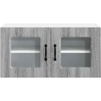 vidaXL Küchenwandschrank Graues Sonoma 80 x 31 x 40 cm Holzwerkstoff