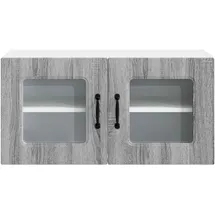vidaXL Küchenwandschrank Graues Sonoma 80 x 31 x 40 cm Holzwerkstoff