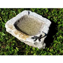 Rottenecker Vogeltränke Granit Eidechse