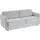 Atlantic Home Collection Schlafsofa 2,5-sitzig grau