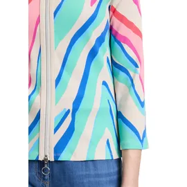 Betty Barclay Shirtjacke mit Rippenstruktur Mint/Rosé 36
