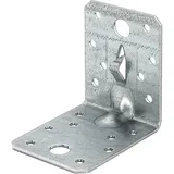 GAH Alberts Winkelverbinder mit Sicke 70 x 70 x 55 mm