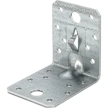 GAH Alberts Winkelverbinder mit Sicke 70 x 70 x 55 mm