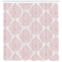 ABAKUHAUS Duschvorhang 175 x 200 cm rosa