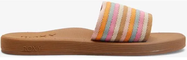 ROXY Damen Badesandalen BEACHIE BREEZE SNDL, TAN/CRAZY PINK, 41