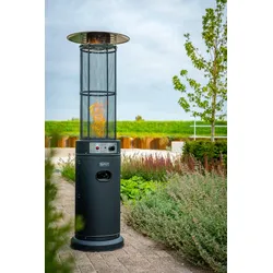 Eurom Gasheizstrahler Heizstrahler Heizsäule Standheizstrahler Terrassenheizung Heizpilz 11kW