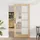 vidaXL Schiebetür rechts 93 x 202 cm Braun