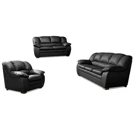 Cotta Couch 3-2-1 Garnitur 2-Sitzer + 2,5-Sitzer Schwarz