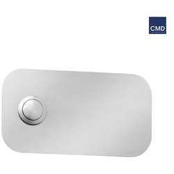 CMD Creative Metalldesign Klingelplatte, 11 x 6cm, IP44, Edelstahl CMD-103