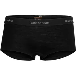 ICEBREAKER Damen Unterhose 200 Oasis Boy Shorts, Black, S