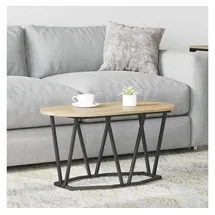 vidaXL Couchtisch Sonoma Eiche beige 80 x 40 x 40,5 cm