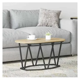 vidaXL Couchtisch Sonoma Eiche beige 80 x 40 x 40,5 cm