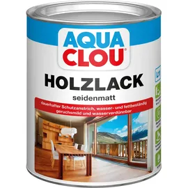 AQUA CLOU Holzlack Türkis seidenmatt 0,75 l