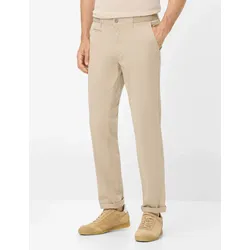 Chinohose EUREX BY BRAX "Style TORGE", Herren, Gr. 60, Normalgrößen, beige, 96% Baumwolle, 4% Elasthan, Hosen