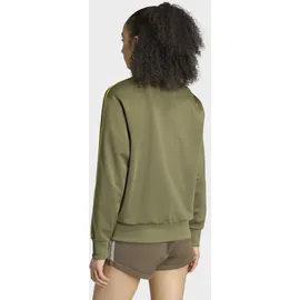 adidas Trainingsjacke ADIDAS ORIGINALS "FIREBIRD TRACK LOOSE", Damen, Gr. S, olive strata, preloved lime, Obermaterial: 100% Polyester, Jacken Trainingsjacke, FIREBIRD, locker geschnitten