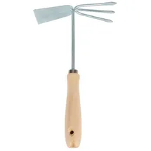 Buri Gartenhacke Doppelhacke Grubber Hacke Handgrubber Gartenkralle Gartenhelfer