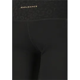 Endurance Funktionstights "Floran jr.", Mädchen, Gr. 116, EURO-Größen, schwarz, 23% Elasthan, 77% Polyester, mehrfarbig, Hosen, mit atmungsaktiver Eigenschaft