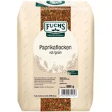 FUCHS Professional - Paprikaflocken rot/grün | bunte Mischung aus roten und grünen Paprikaflocken | Zum Verfeinern und Toppen von Gerichten | 800 g im großen Beutel