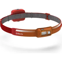 Biolite Stirnlampe 450 Lumen (Li-Ion Akku und USB-C) rot