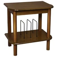 Soundmaster SF510 Plattenständer Plattenspielertisch Holzstandfuß Untergestell Plattenspieler (Echtholz, 3