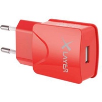 XLayer 214110 USB-Netzteil Rot