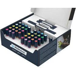 Schneider Paint-It 040 52 Teile Brush-Pens farbsortiert, 1 Set