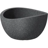 Scheurich Wave Globe Ø 40 x 21 cm schwarz granit