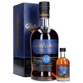 Glenallachie 15 Years Old Speyside Single Malt Scotch 46% vol 0,7 l Geschenkbox