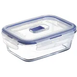 Luminarc 9207680 Pure Box Active - Recipiente Hermetico Rechteckig, Vidrio, 0,82 L, 16 x 11 x 6 cm