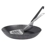 Gräwe Profi schmiedeeiserne Bratpfanne 28 cm mit extra hohem Rand